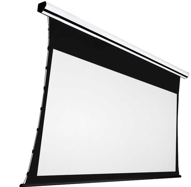 Tab tension projection screen